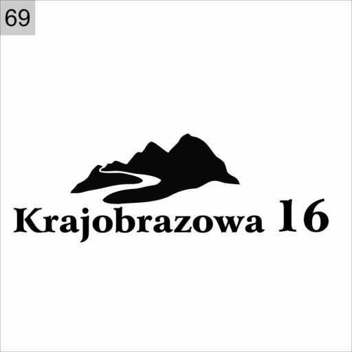 Literki / litery 3D ze styroduru, numer domu
