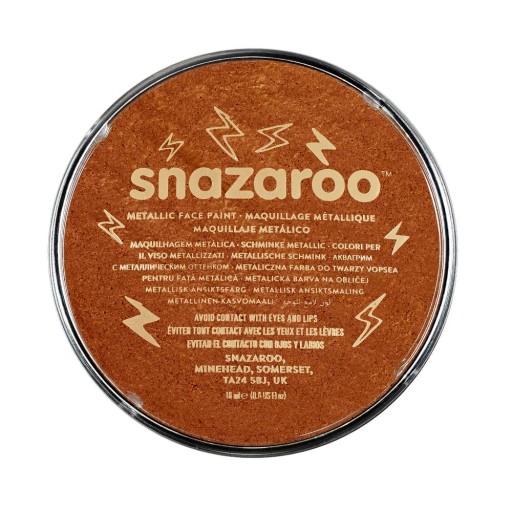 FARBA DO TWARZY METALICZNA MIEDZIANA 18ML SNAZAROO
