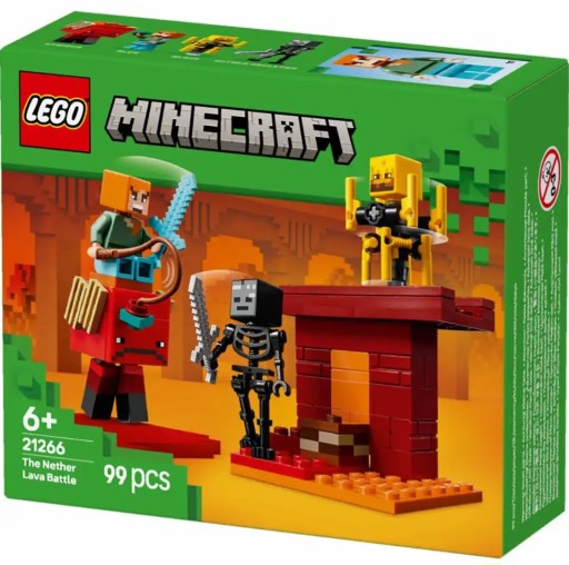 LEGO MINECRAFT 21266 BITWA NA MOŚCIE NETHERU