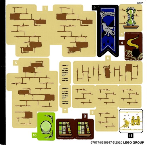 4You LEGO HARRY POTTER - 75969 NAKLEJKA HOGWART