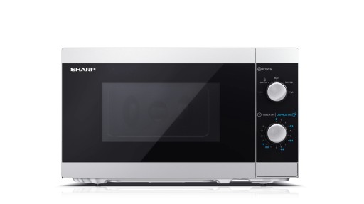 Kuchenka mikrofalowa SHARP YC-MS01E-S (800W; 20l; kolor srebrny)