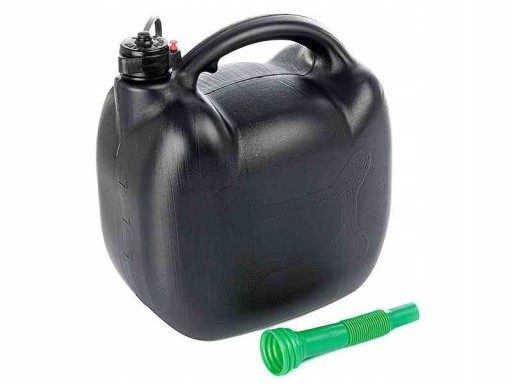 GRATISY# KANISTER PLASTIKOWY NA PALIWO 10L OWALNY CZARNY