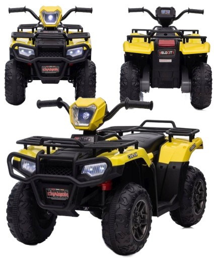 QUAD Na Akumulator Dla Dzieci Pojazd Elektryczny Duży LED MP3 12V 2x45W