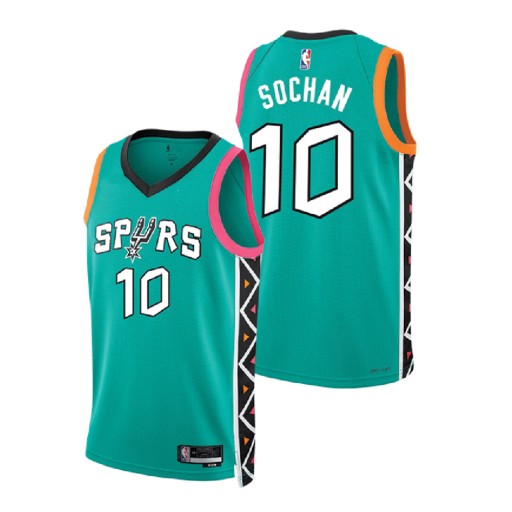 Koszulka Do Koszykówki Jeremy Sochan San Antonio Spurs 2023/24