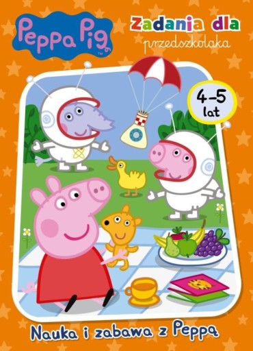 Świnka Peppa Zadania dla przedszkolaka Nauka i zabawa z Peppą 4-5 lat - KD