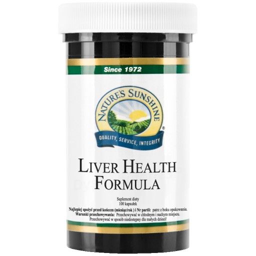 NSP LIVER HEALTH FORMULA WĄTROBA 100 KAPS
