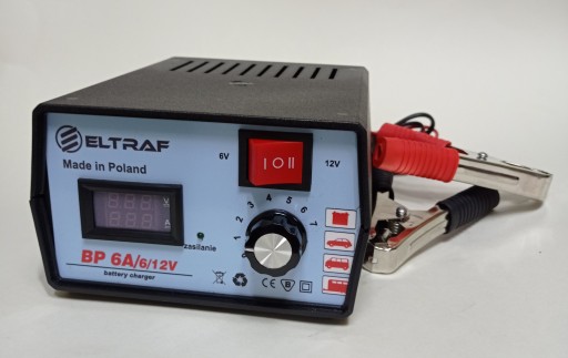 PROSTOWNIK 6A/ 6V/12V Z REGULACJĄ PRĄDU (AV)