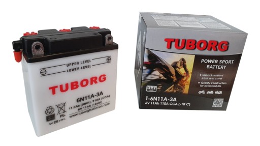 Akumulator Tuborg 6N11A-3A 6V 11.8Ah 110A