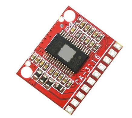 WZMACNIACZ STEREO 2X50W 5-24V TPA3116D2 MINI