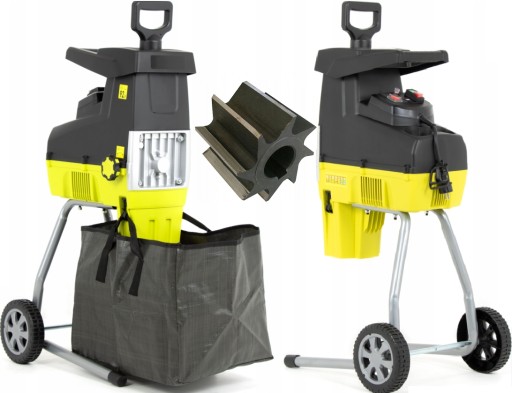 ROZDRABNIACZ DO GAŁĘZI RĘBAK FREZOWY 2800W + KOSZ