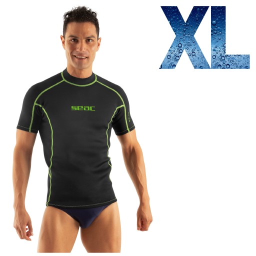 Koszulka neoprenowa żyleta z krótkim rękawem SEAC FIT SHORT męska 2 mm XL