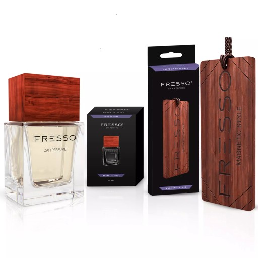 Fresso MAGNETIC STYLE perfumy do auta + ZAWIESZKA ZESTAW dla kobiet