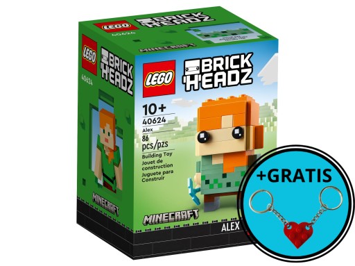 LEGO BrickHeadz 40624 Alex + 2 x brelok LEGO - GRATIS