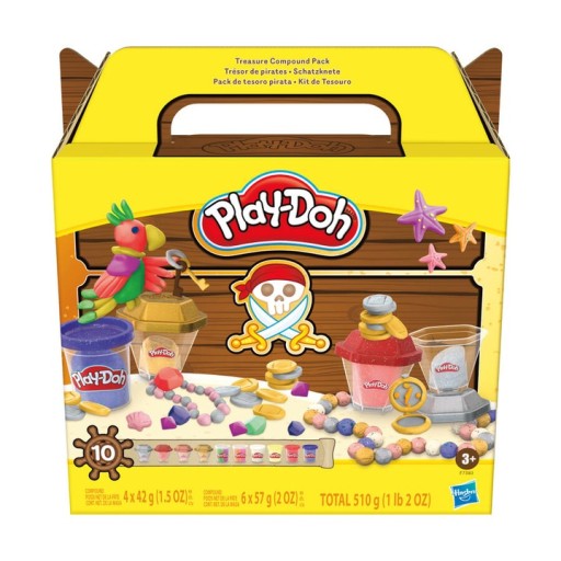 PLAY-DOH F7380 ZESTAW SKARBU PIRATA CIASTOLINA MASA PLASTYCZNA ZESTAW