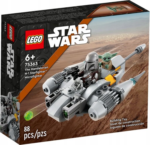 LEGO STAR WARS 75363 MYŚLIWIEC N-1 MANDALORIANINA W MIKROSKALI