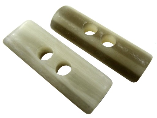 40mm Guziki ozdobne 1 sztuka kolor ECRU SZARY MELANŻ K751 15044