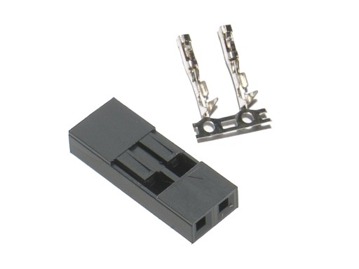 ZLACZE GNIAZDO GOLDPIN KABLOWE 1x2 PIN 2,54m 10szt