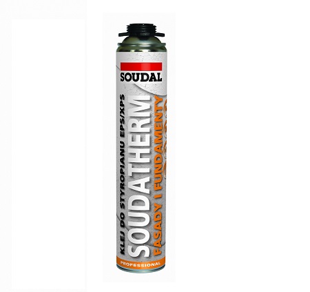 SOUDAL PIANOKLEJ DO STYROPIANU XPS EPS SOUDATHERM 750ml