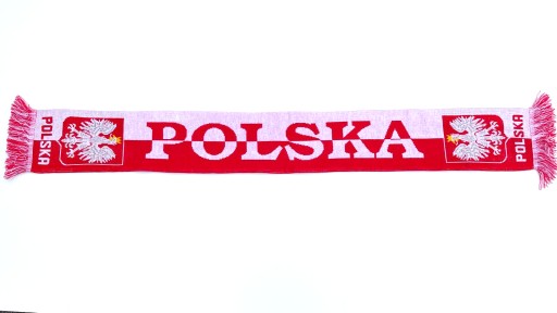 Szalik, szal kibica sportu - Polski Biało-Czerwoni Euro 2024