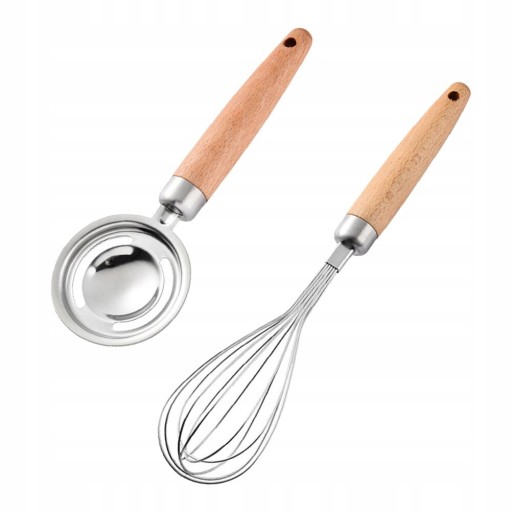 2Pcs Egg Separators Egg Yolk White Filter Manual