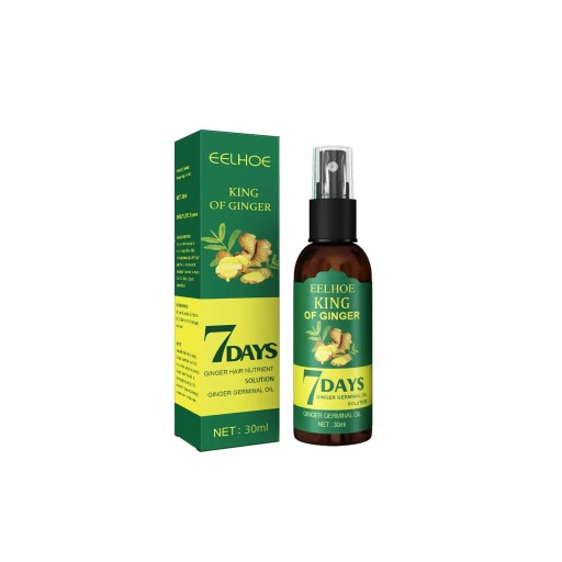 Spray z esencją na porost włosów imbirowych jest bardziej gęsty