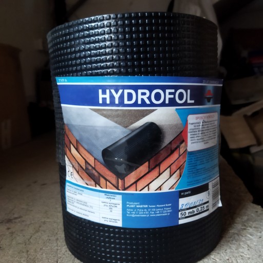 Folia izolacyjna HDPE Hydrofol 25cm 50m długości