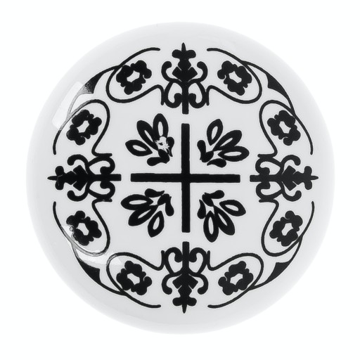 Nowoczesna Porcelanowa Gałka do mebli ART line 3.6