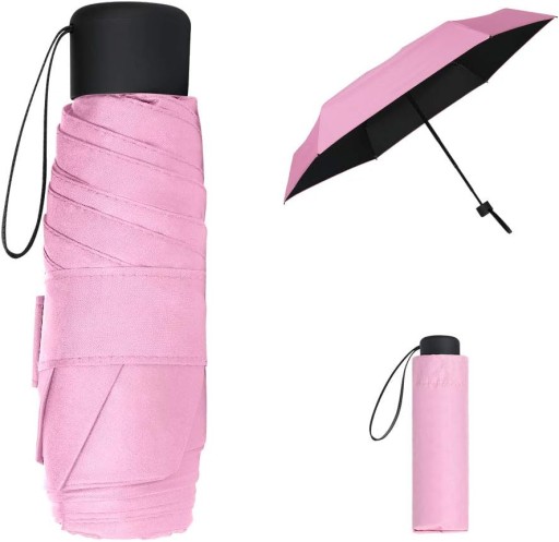Składany parasol, parasol przeciwsłoneczny, mini parasol kieszonkowy, lekki