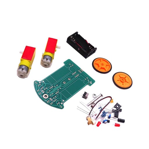 Smart Tracking Robot Car Electronic DIY With Reduction Motor