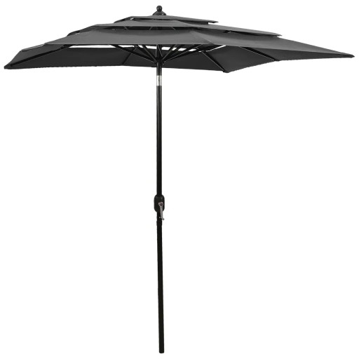 DUŻY PARASOL OGRODOWY SKŁADANY REGULOWANY 2x2 m