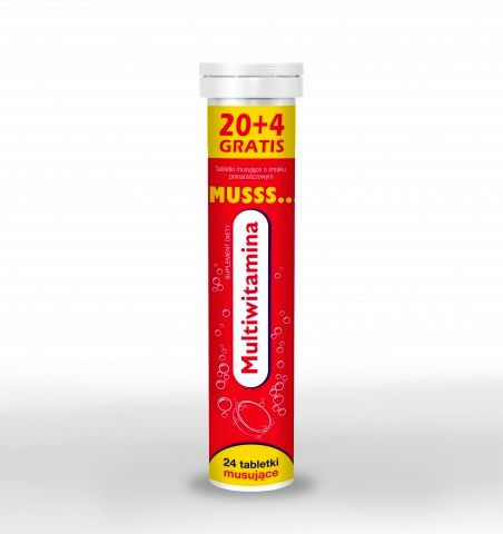 MUSSS Multivitamina Tabletki musujące