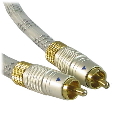 Kabel 1x RCA - RCA prefekt 4m