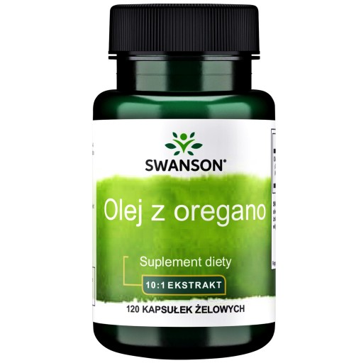SWANSON OLEJ OREGANO olejek KONCENTRAT 10:1 120 kaps