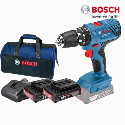 Bosch Wkrętarka Aku GSB 18V-21 2x2.0Ah + Torba