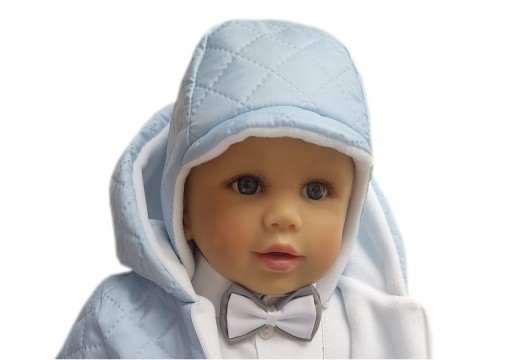 CZAPKA DO CHRZTU UBRANKA CHRZEST CZAPECZKA R80