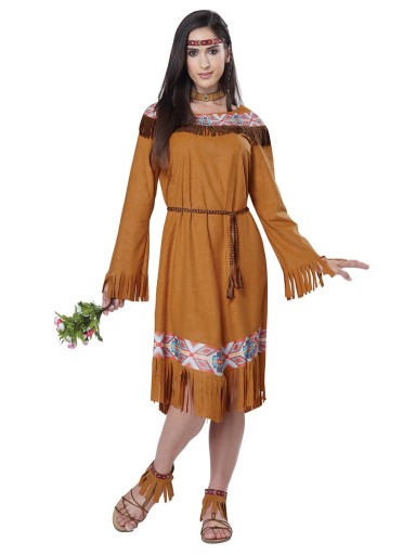 Strój Indianki Kostium Pocahontas Dziki Zachód XS