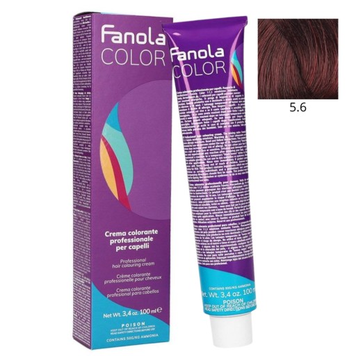 FANOLA Crema Colore 5.6 100ml farba do włosów