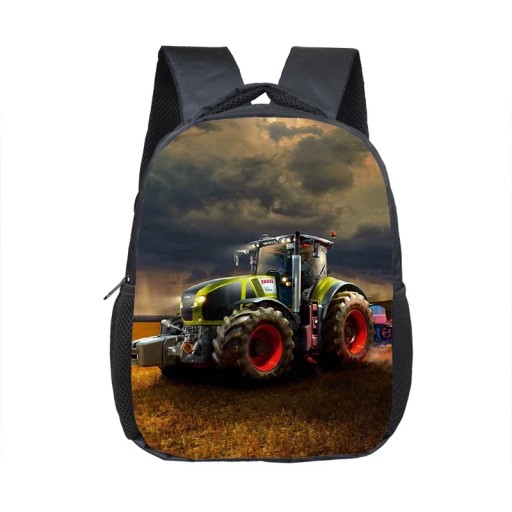 2024 PLECAK SZKOLNY JOHN DEERE A4 DUŻY WZORY Wysoka Jakość