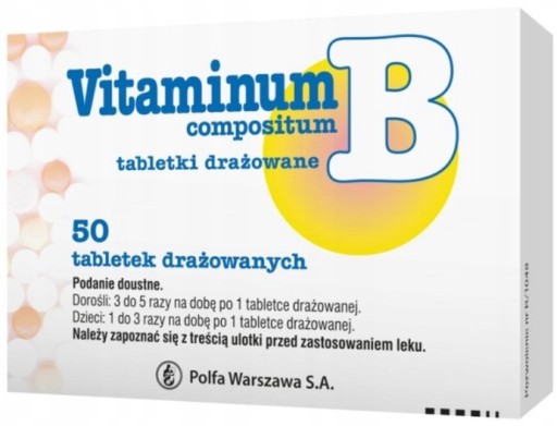 Vitaminum B compositum witamina B 50 tabletek