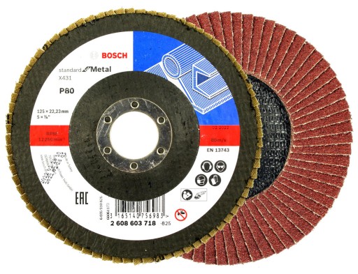 BOSCH TARCZA LISTKOWA 125mm GR.80 DO METALU