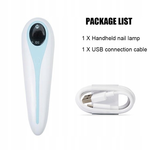 Handheld Nail Drying Lamp UV LED Lamp for Nails R