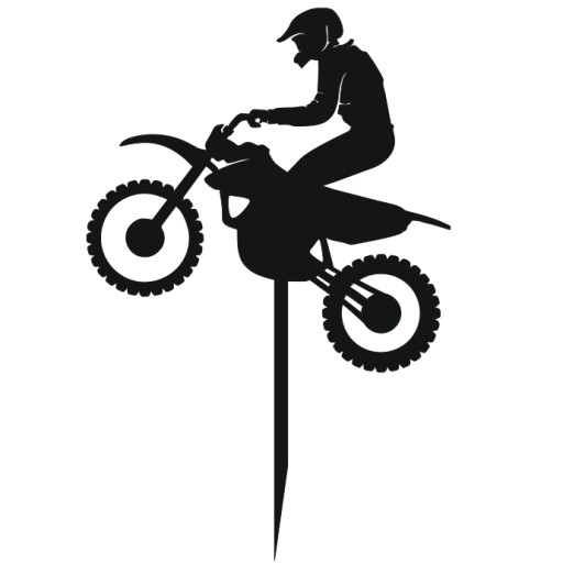 Motor motocross enduro pojazd sport topper 11cm PLEXI