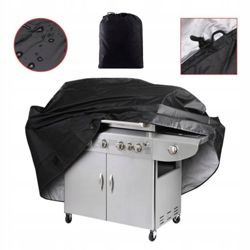 POKROWIEC NA GRILLA WODOODPORNY OSŁONA NA GRILL GAZOWY DUŻY 145x61x117cm XL