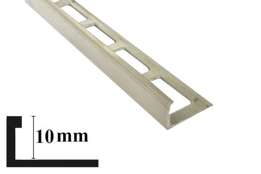 LISTWA WYKOŃCZENIOWA do glazury płytek ALUMINIUM L