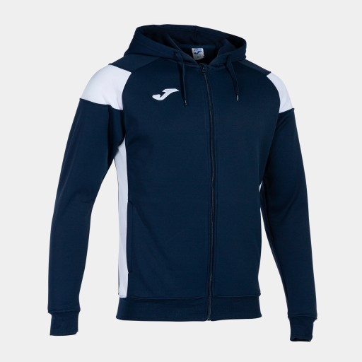 Bluza męska kaptur zamek kieszenie polar granatowa