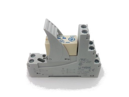 przekaźnik 120V AC / 16A 250V AC - na szynę DIN