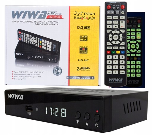 Dekoder Tuner Telewizji Naziemnej DVB-T2/HEVC MAXX