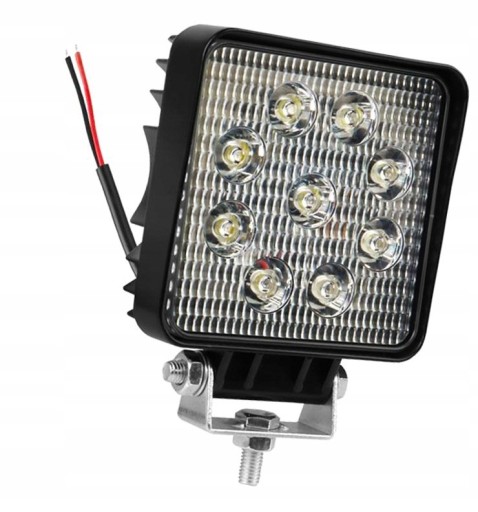 LAMPA OŚWIETLENIOWA ROBOCZA 9LED 27W 12-24V 86452
