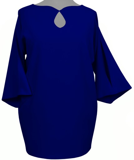 Bluzka damska tunika elegancka chaber plus size 48