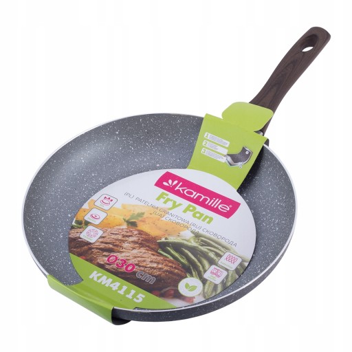 PATELNIA GRANITOWA GRUBA 30 CM INDUKCJA KAMILLE